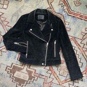 Suede Moto Jacket - Blank NYC